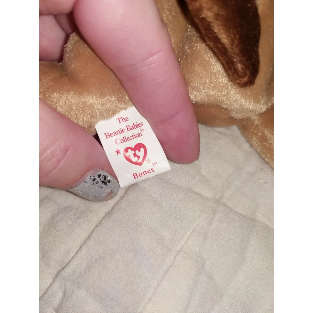 Bones‎ TY Beanie Baby Unique & Rare Mark